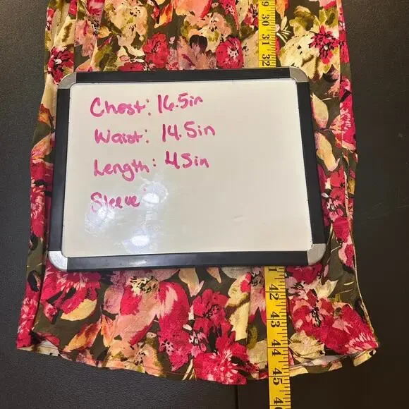 Sam Edelman Illora Floral Midi Dress Cypress Winter Wonderbloom Size Small NWT - Picture 9 of 10